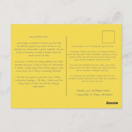 skrt briefkaart (Achterkant)