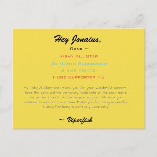 skrt skrtfahef briefkaart (Voorkant)