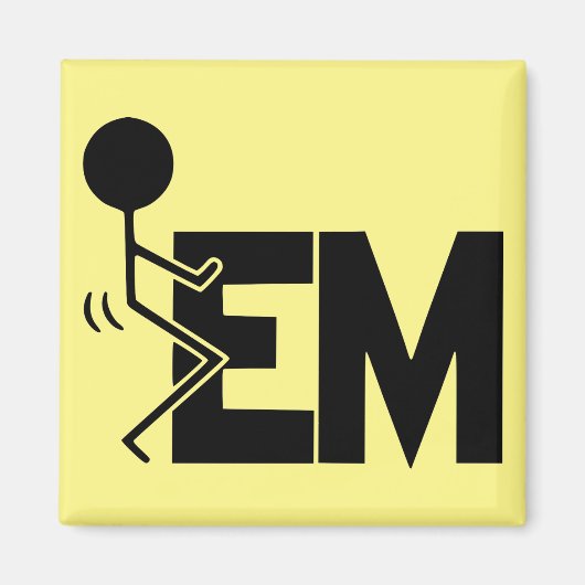 Skru-em-stickfiguur #USAPatriotGraphics © Magneet (Voorkant)