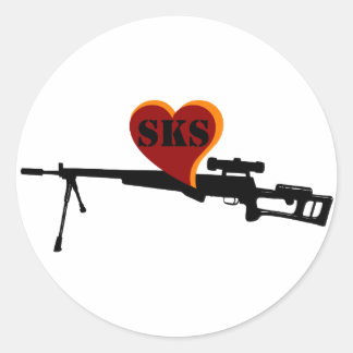 SKS-Stickers Ronde Sticker
