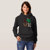 SKSKSK And I Oop Girls Christmas Tree Turtle Holid Hoodie (Voorkant volledig)