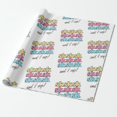 sksksk en I Oop VSCO Girl Gift Cadeaupapier (Uitgerold)