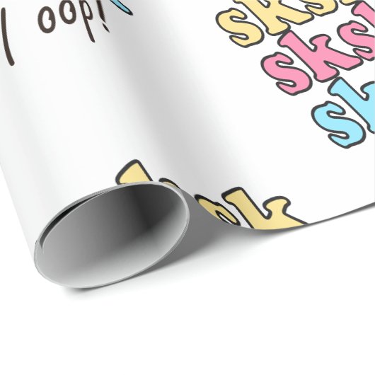 sksksk en I Oop VSCO Girl Gift Cadeaupapier (Rol Hoek)