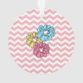 sksksk en ik Oop Personalized Girl Style Gift Ornament (achterkant)