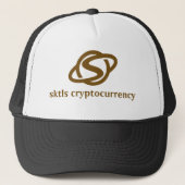 sktls cryptocurrency Trucker Hat Pet (Voorkant)