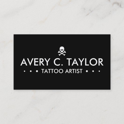 SKULL 3stippen Loyalty-programma Klantenkaartje (Voorkant)