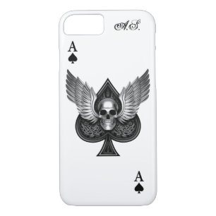 Skull Ace of Spades iPhone 7 Hoesje