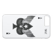 Skull Ace of Spades iPhone 7 Plus hoesje (Achterkant (Horizontaal))