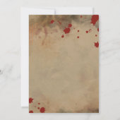  Skull Adult Halloween Party Kaart (Achterkant)