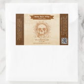 Skull Amber Lager Custom Beer Labels (Tas)