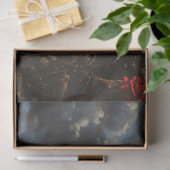 Skull and Crimson Rozen Decoupage Tissuepapier (Geschenk)