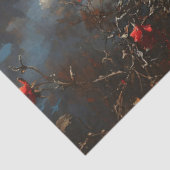 Skull and Crimson Rozen Decoupage Tissuepapier (Detail)