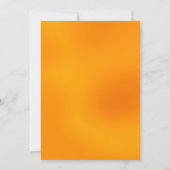 Skull and Cross Botten Halloween Party Kaart (Achterkant)