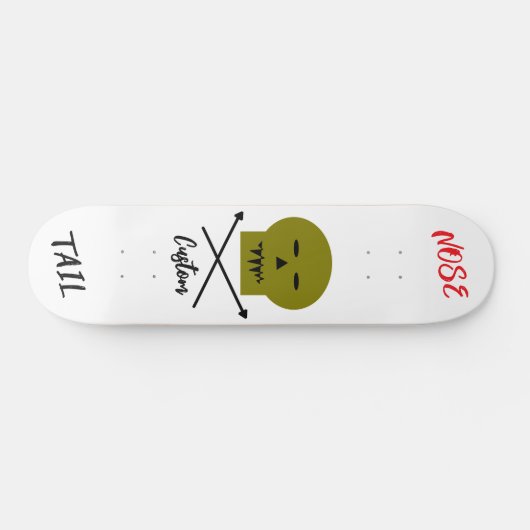 Skull and Cross deck Skateboard (Horizontaal)