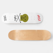  Skull and Cross deck Skateboard (Horizontaal)