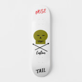 Skull and Cross deck Skateboard (Voorkant)