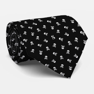 Skull and Crossbones beroemd gemaakt door Hallowee Stropdas