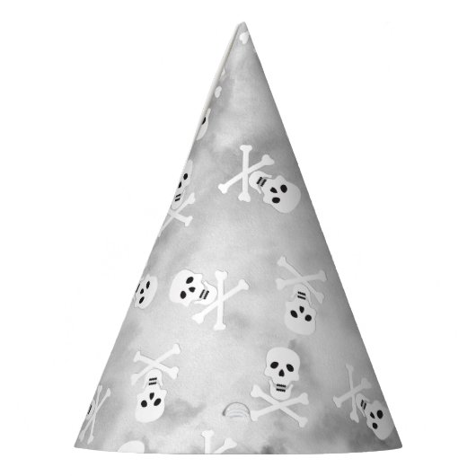 Skull and Crossbones Halloween Party Pet Feesthoedjes (Links)