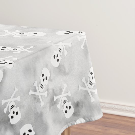 Skull and Crossbones Halloween tafelkleed (Voorbeeld)