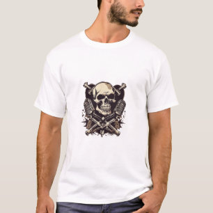 Skull and Crossbones Mic T-shirt