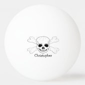 Skull and Crossbones-ontwerp Pingpongbal (Voorkant)