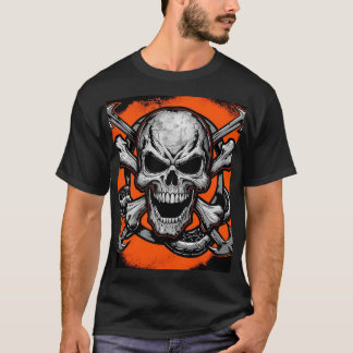 Skull and Crossbones: Rock-'n-roll-opstand T-shirt