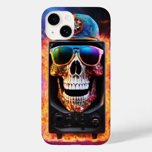 Skull and Crossbones Rock-pictogram Case-Mate iPhone Case (Achterkant)