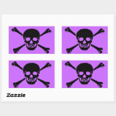"Skull and Crossbones" Stickers (Vel)