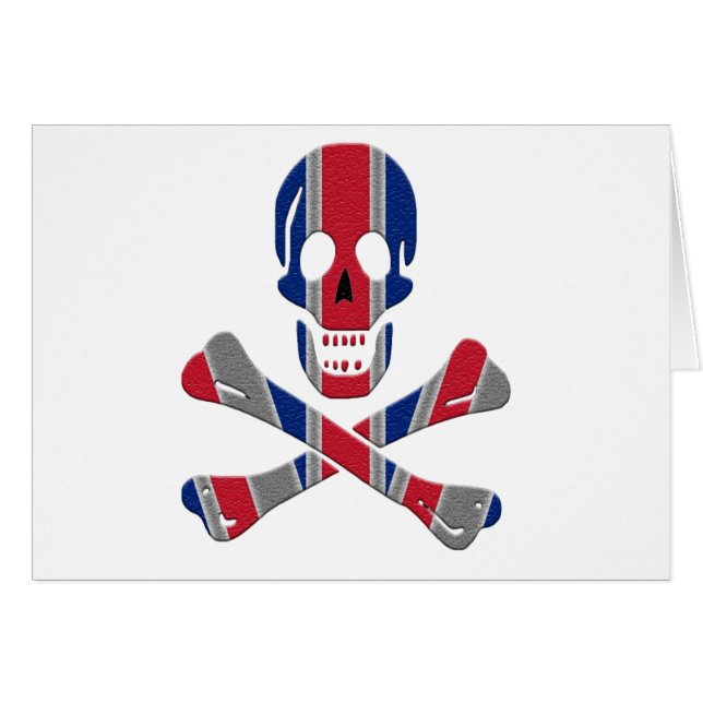Skull and Crossbones Union Jack (Voorkant Horizontaal)