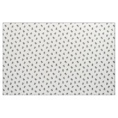 Skull and Crossbones Zwart-wit Stof (Fat Quarter)