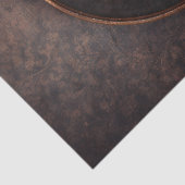 Skull and Flowers | Gothic Magnifying Glass Art Tissuepapier (Detail)