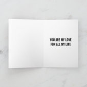  Skull and Heart valentine's card Feestdagen Kaart (Binnen)