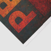 Skull and Pride Flag Fusion Decoupage Papier LGBTQ (Detail)