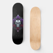 Skull and Snake Gothic Skateboard (Voorkant)