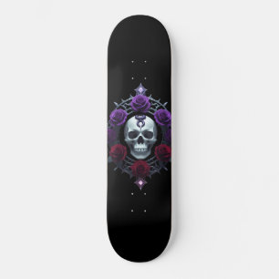 Skull and Snake Gothic Skateboard
