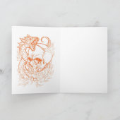 Skull and Snake Tattoo Kaart (Binnen)