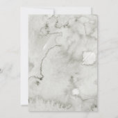 Skull and Spiders Halloween Party Invitation Kaart (Achterkant)