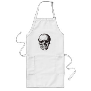 Skull Apron Lang Schort