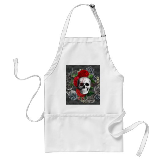 Skull Apron Standaard Schort (Voorkant)