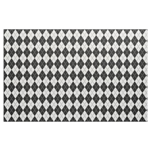 Skull Argyle Pattern Stof (Yard (91,4 cm))