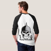 Skull Army Soldier Zero Tolerance T-shirt (Achterkant volledig)
