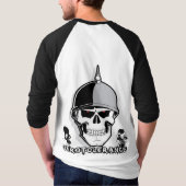 Skull Army Soldier Zero Tolerance T-shirt (Achterkant)