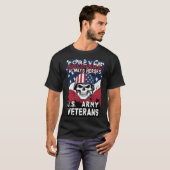 Skull Army Veterans T-shirt (Voorkant volledig)