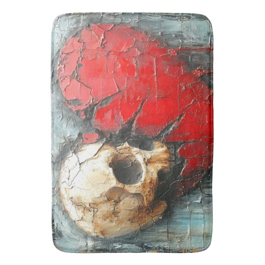 Skull Art Badmat (Voorkant Verticaal)