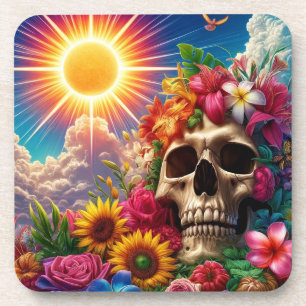 Skull Art Bier Onderzetter