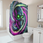 Skull Art Douchegordijn (In situ)