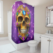 Skull Art Douchegordijn (In situ)
