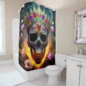 Skull Art Douchegordijn (In situ)