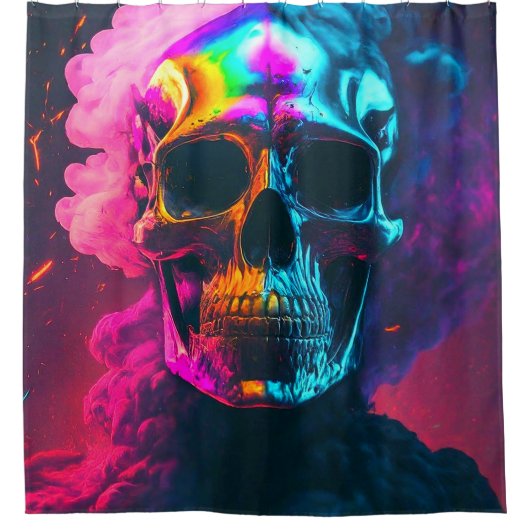 Skull Art Douchegordijn (Voorkant)
