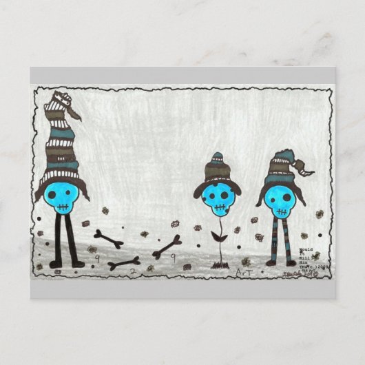 SKuLL ArT - Gepersonaliseerd Briefkaart (Voorkant)